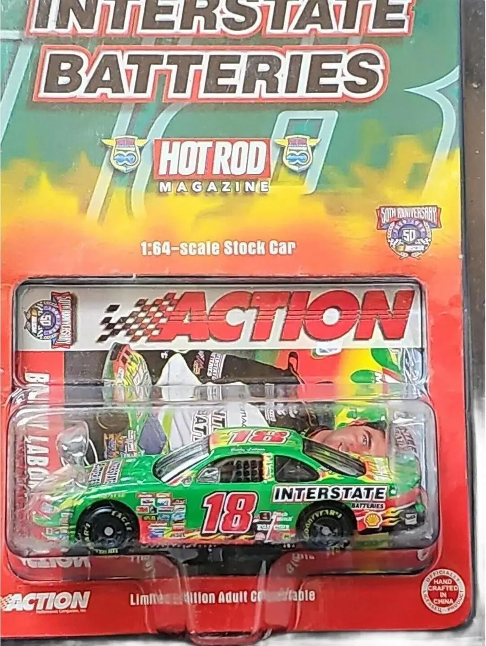 Action Racing/RCCA Bobby Labonte #18 Interstate Batteries 1998 Pontiac 1/64 NIB
